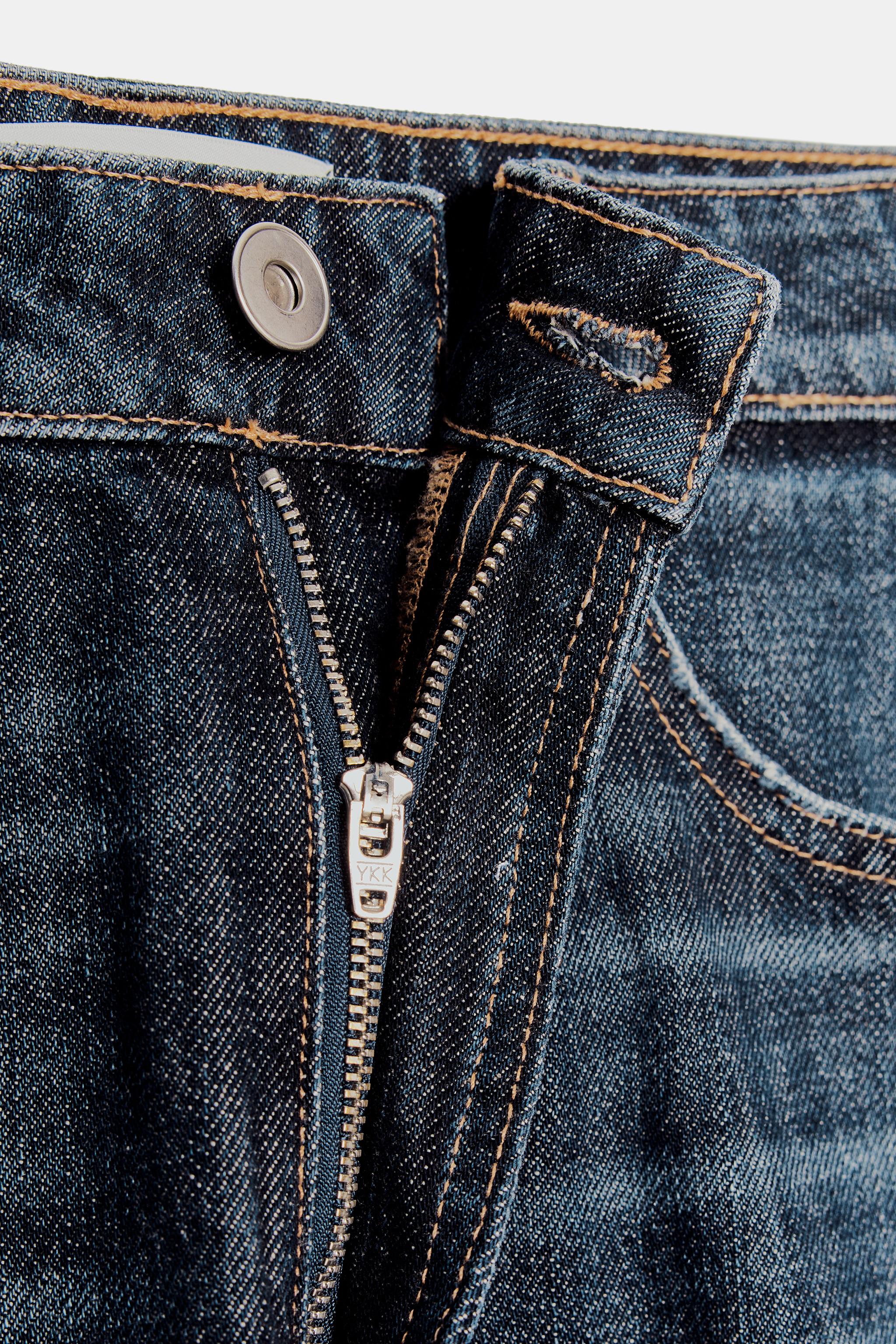 TRF MID-RISE BAGGY BARREL JEANS